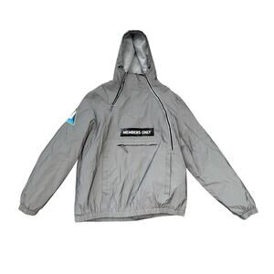 MEMBERS ONLY SPORT Space Suite Reflective jacket size Men's Large, Pullover